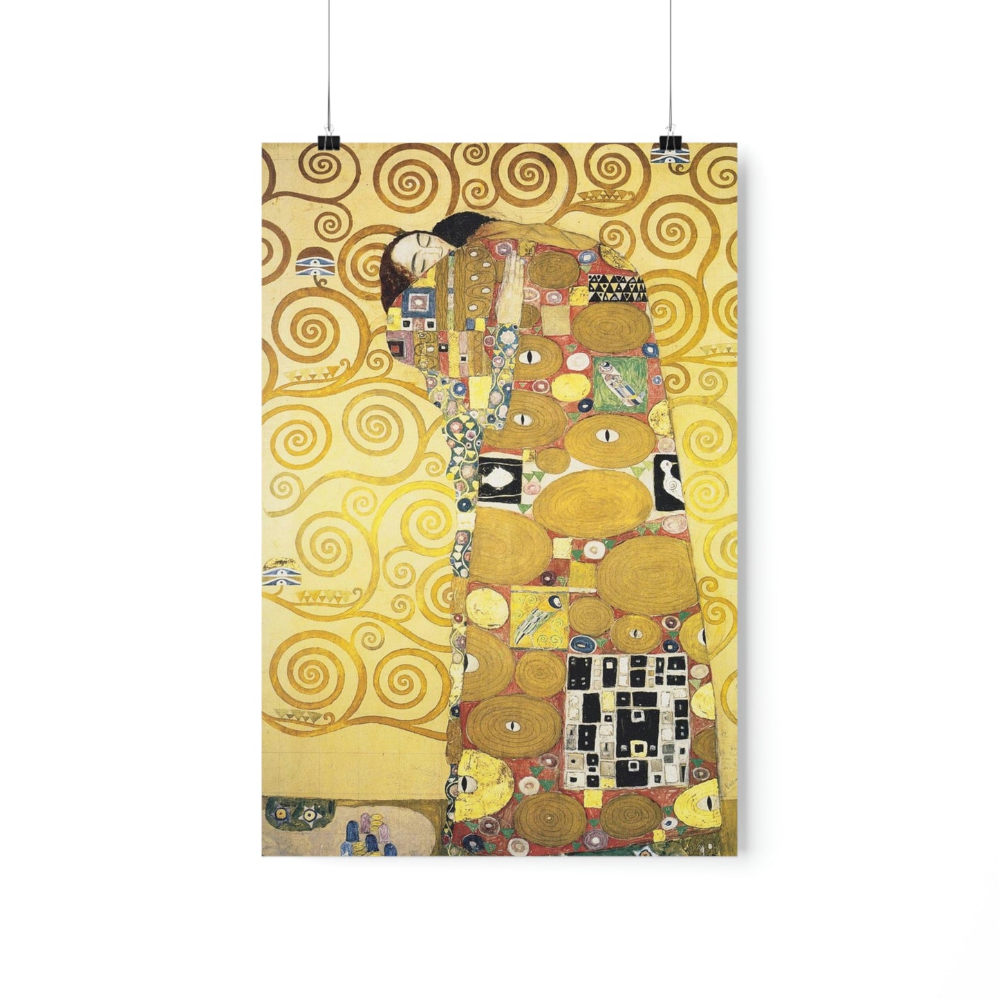 ODDONE Poster: Gustav Klimt "Die Umarmung ("The Embrace")" (1910-1911) Art History