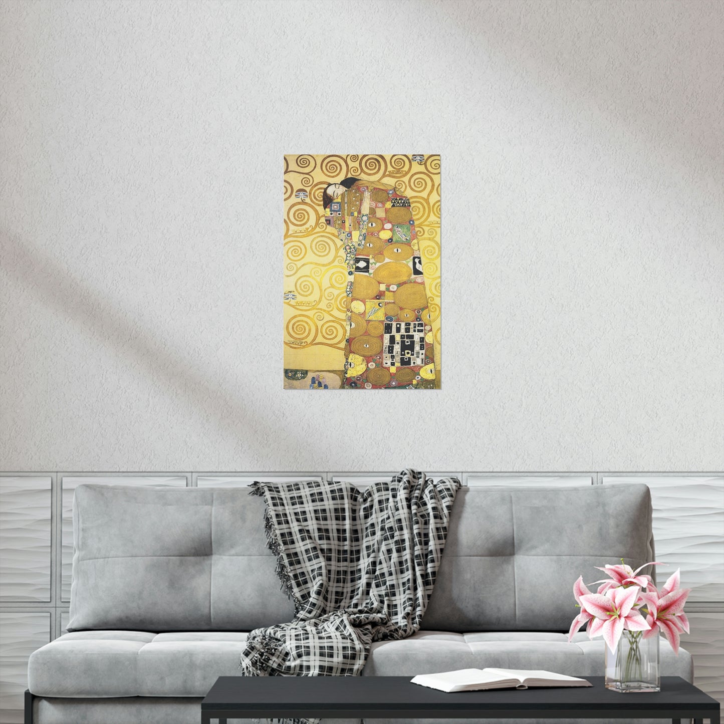 ODDONE Poster: Gustav Klimt "Die Umarmung ("The Embrace")" (1910-1911) Art History