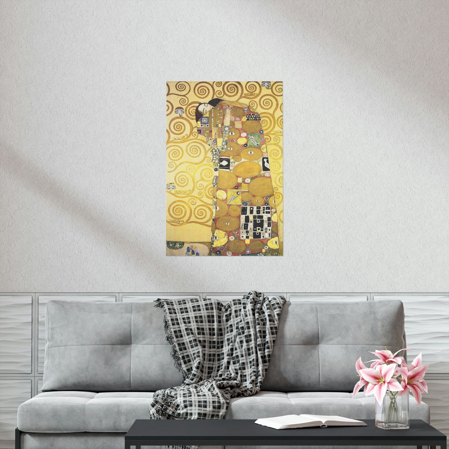 ODDONE Poster: Gustav Klimt "Die Umarmung ("The Embrace")" (1910-1911) Art History