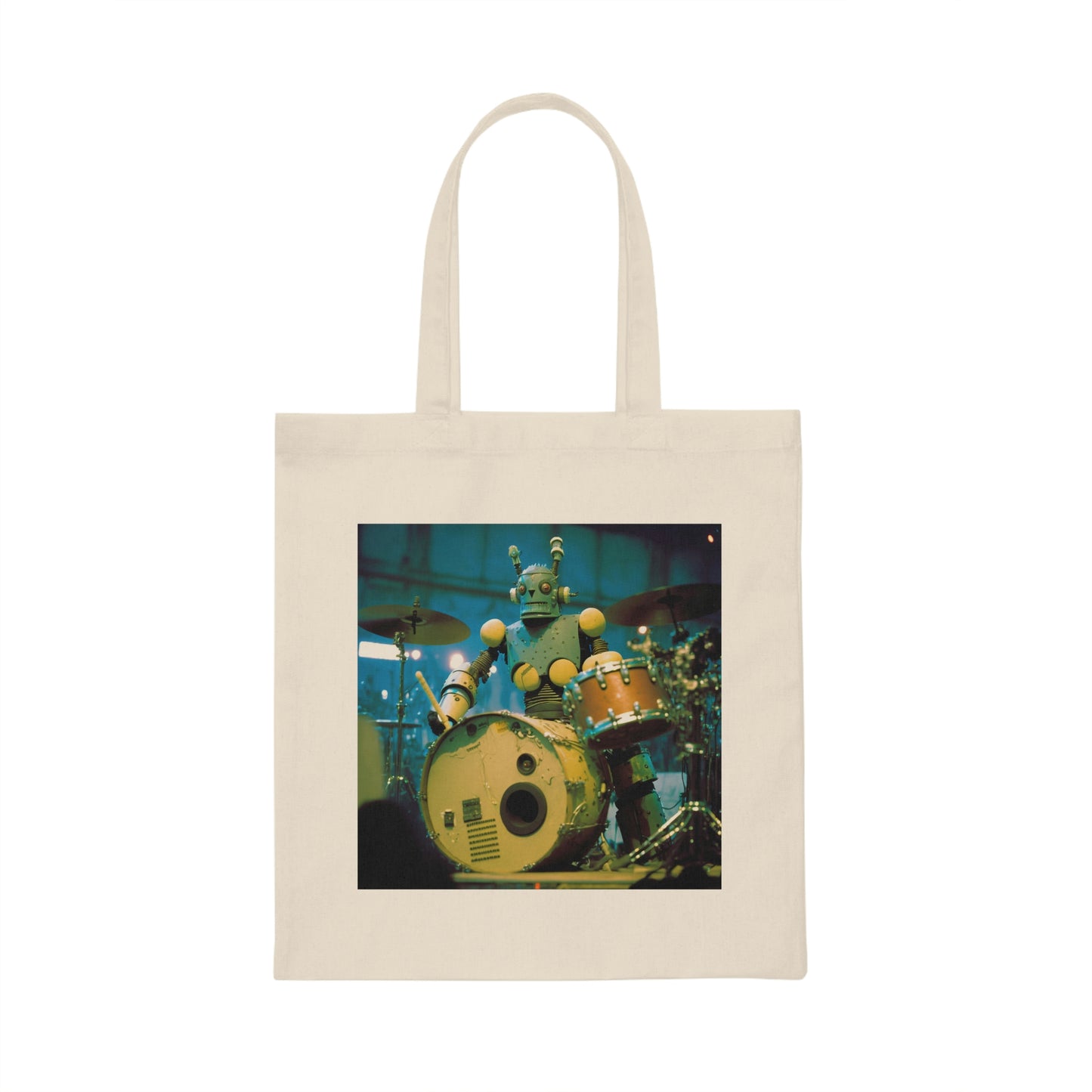 Steampunk Band Collection <Deisel Drummer>  CANVA TOTE BAG