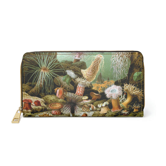 ODDONE "Actiniaria" by Merculiano, 1893, in Richard Lydekker's The Royal Natural History Zipper Wallet