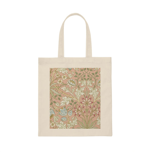 William Morris "Hyacinth" 1917 Painting Poster Canvas Tote Bag