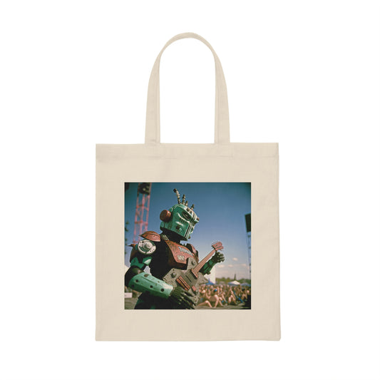 Steampunk Band Collection <Deisel Guitarist>  CANVA TOTE BAG