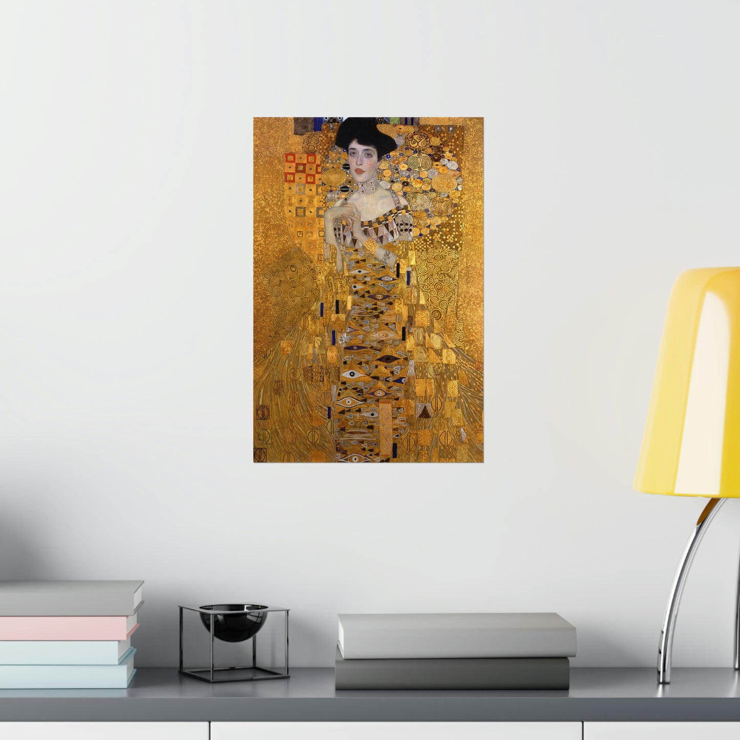 ODDONE Poster: Gustav Klimt "Portrait of Adele Bloch-Bauer I" Woman in Gold/Lady in Gold (1907) Art History