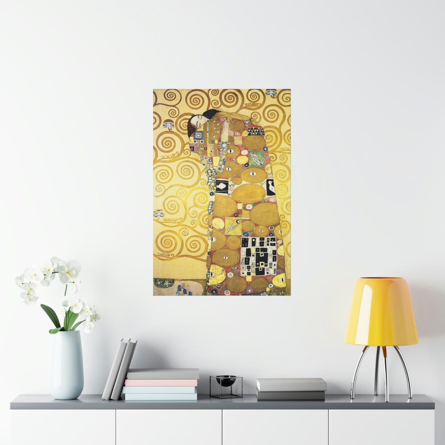 ODDONE Poster: Gustav Klimt "Die Umarmung ("The Embrace")"  (1910-1911) Art History