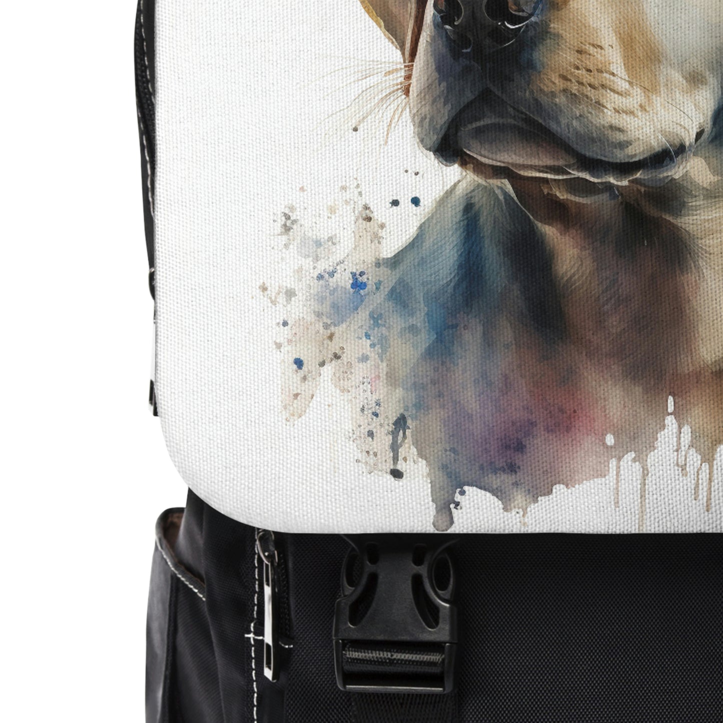 Labrador Puppy | Dog Portrait Oxford canvas Backpack | Watercolor Animal Collection|Family Pet Creative Souvenir|A Variety of Dogs Breeds