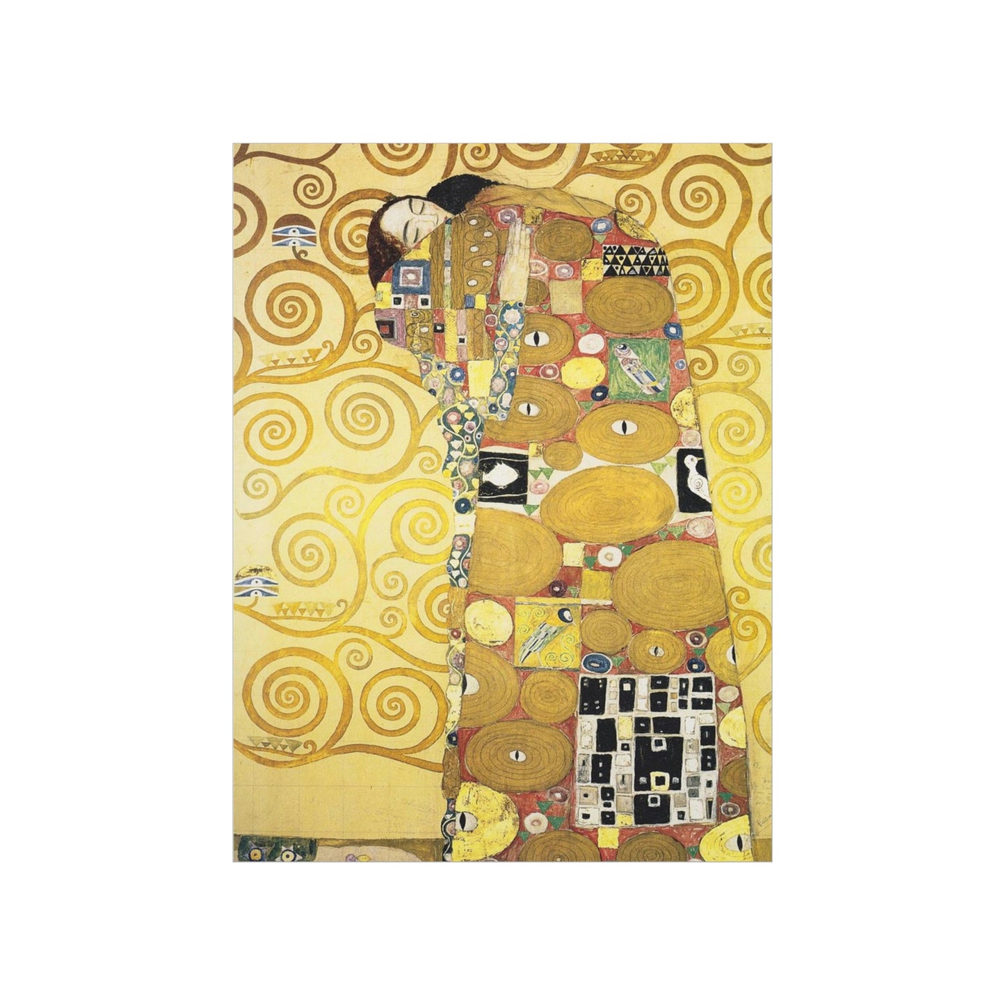 ODDONE Poster: Gustav Klimt "Die Umarmung ("The Embrace")"  (1910-1911) Art History