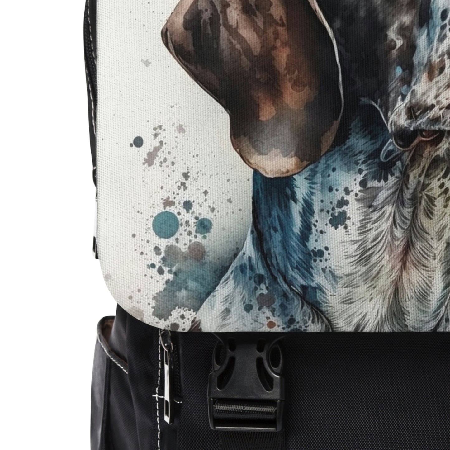 German Shorthaired Dog | Dog Portrait Oxford canvas Backpack|WatercolorAnimalCollection|Family Pet Creative Souvenir|US Most PopularDogBreed