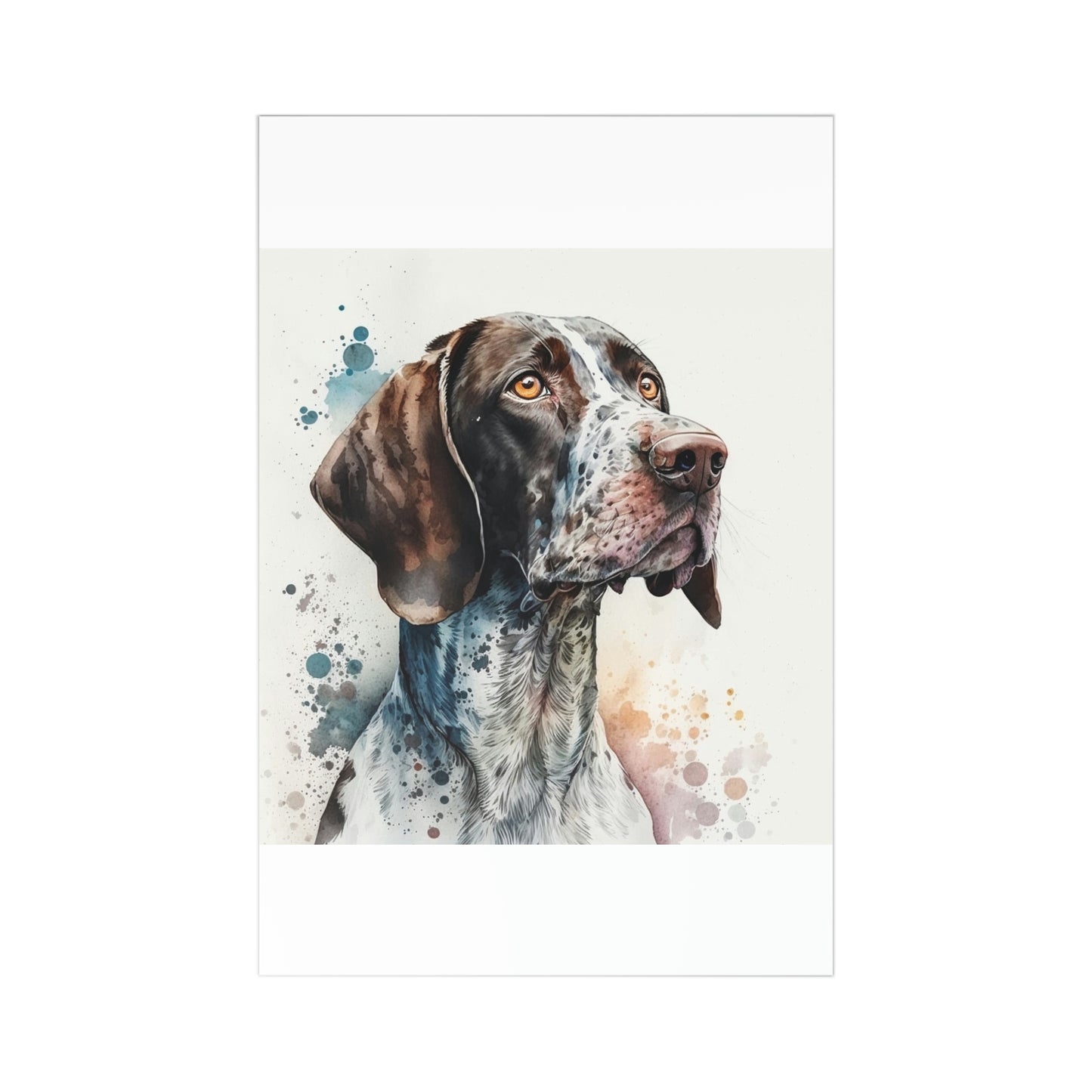 German Shorthaired Dog 7-piece postcard set|Dog Portrait| Watercolor animal collection| Family Pet Creative Souvenir