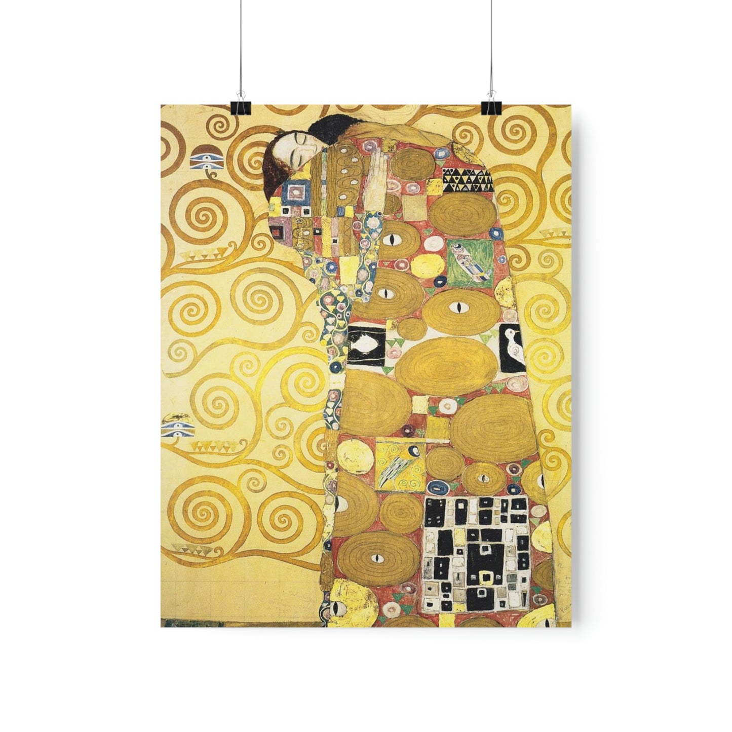 ODDONE Poster: Gustav Klimt "Die Umarmung ("The Embrace")"  (1910-1911) Art History