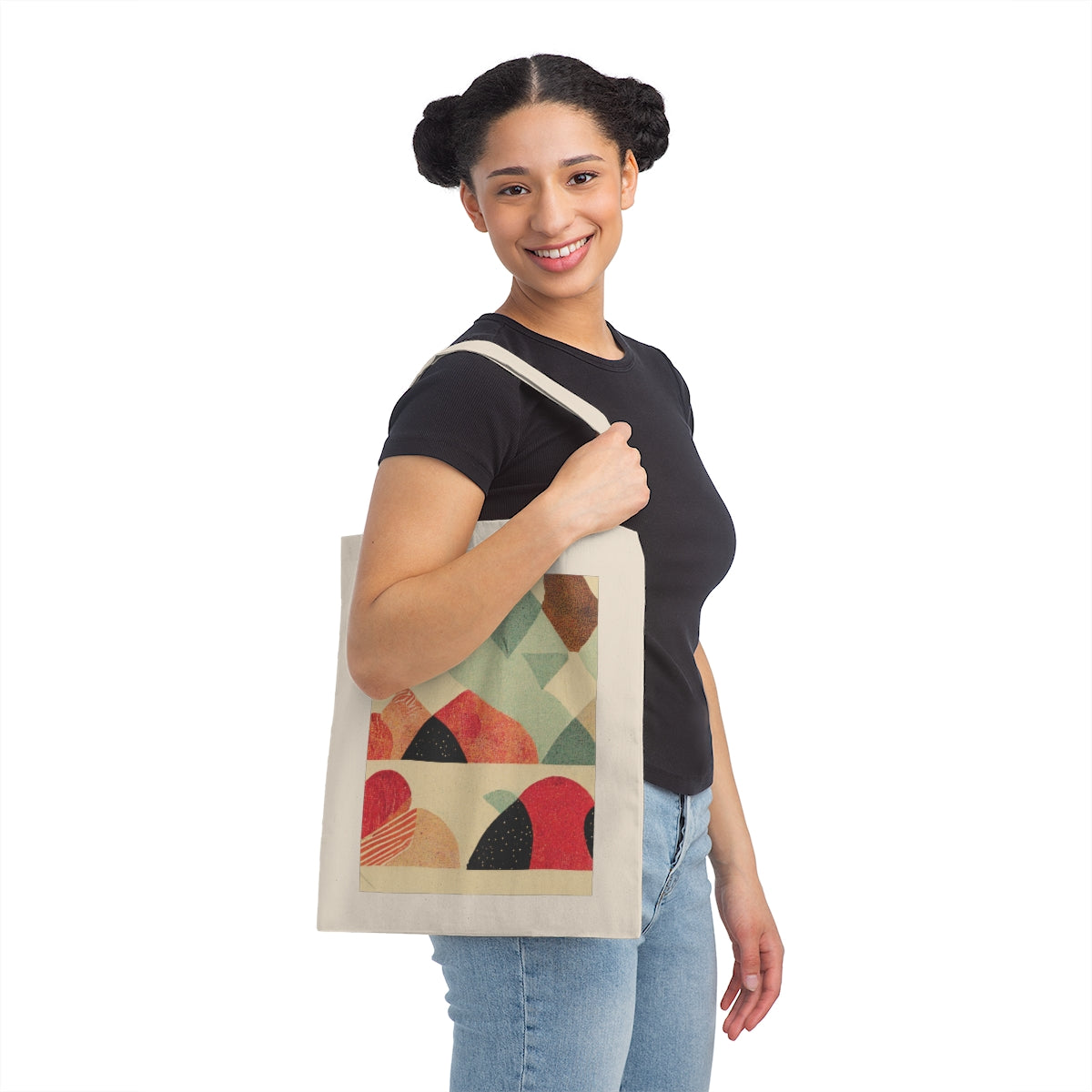 Pattern Alchemist <Mountain Mindmap> Cotton Canva Totebag