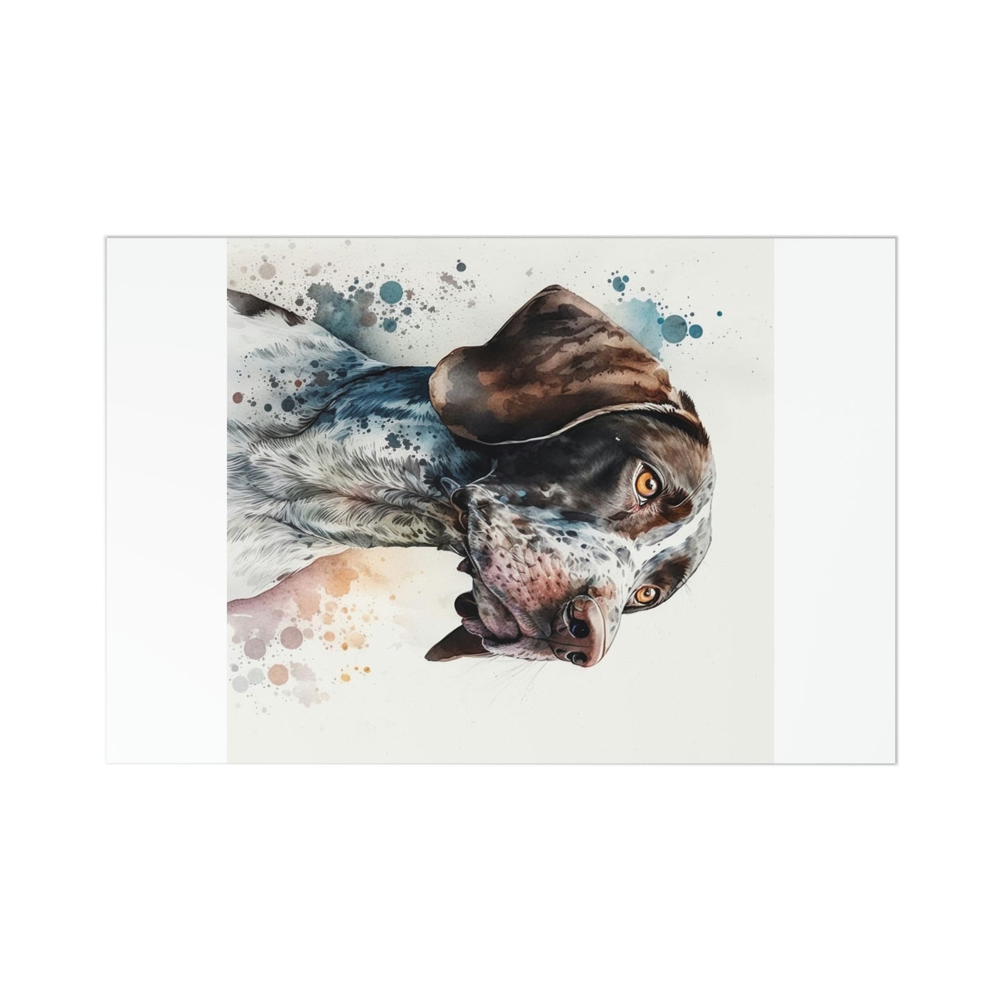 German Shorthaired Dog 7-piece postcard set|Dog Portrait| Watercolor animal collection| Family Pet Creative Souvenir