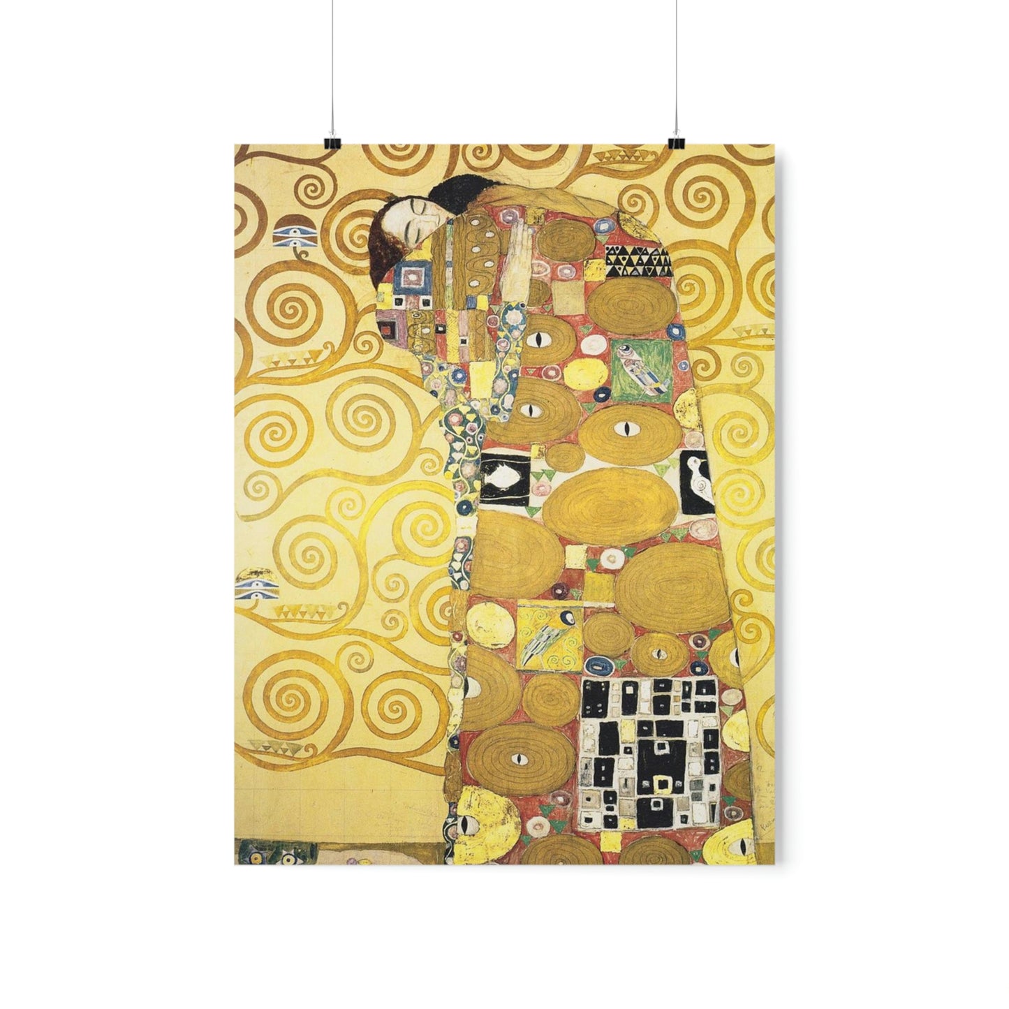 ODDONE Poster: Gustav Klimt "Die Umarmung ("The Embrace")"  (1910-1911) Art History