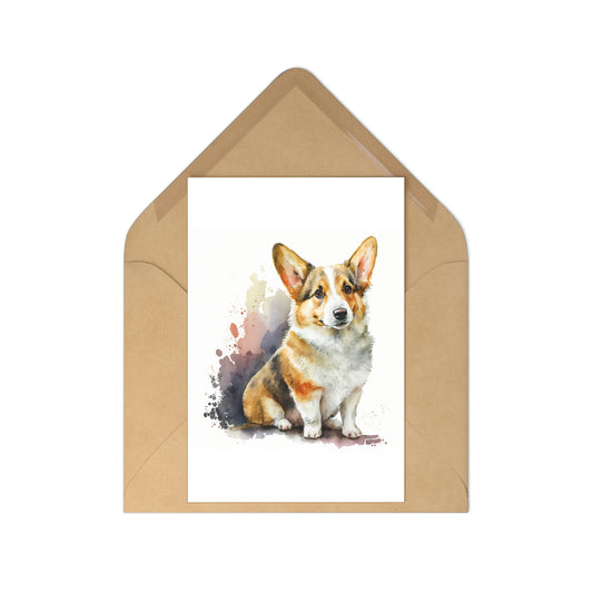 Welsh Corgi 7-piece postcard set|Dog Portrait| Watercolor animal collection| Family Pet Creative Souvenir